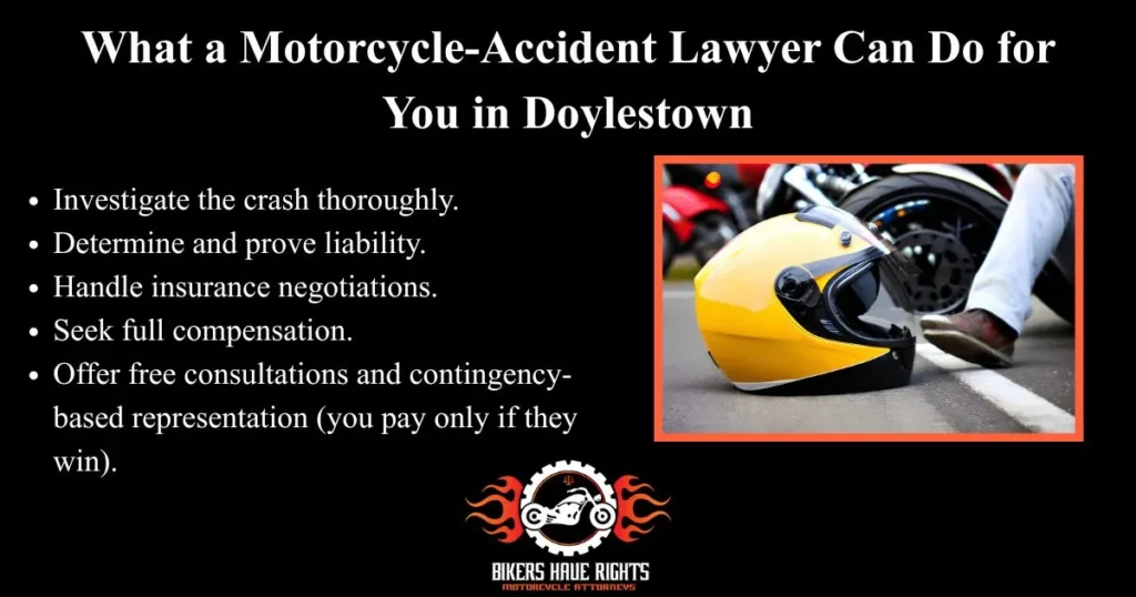 Doylestown Motorcycle Accident Infographic