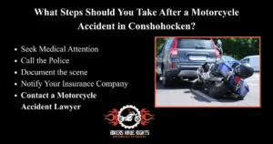 Conshohocken Motorcycle Accident Infographic